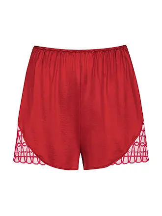 MEY | Pyjamashorts TEMPTATION golden fern | rot